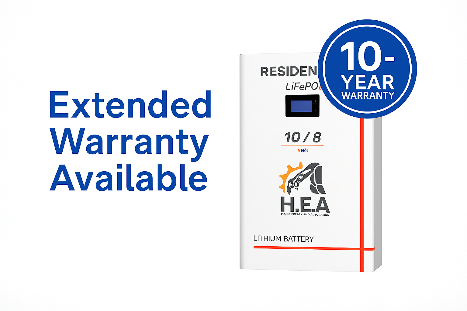 H.E.A 5 year Warranty extension for 10kwh battery.