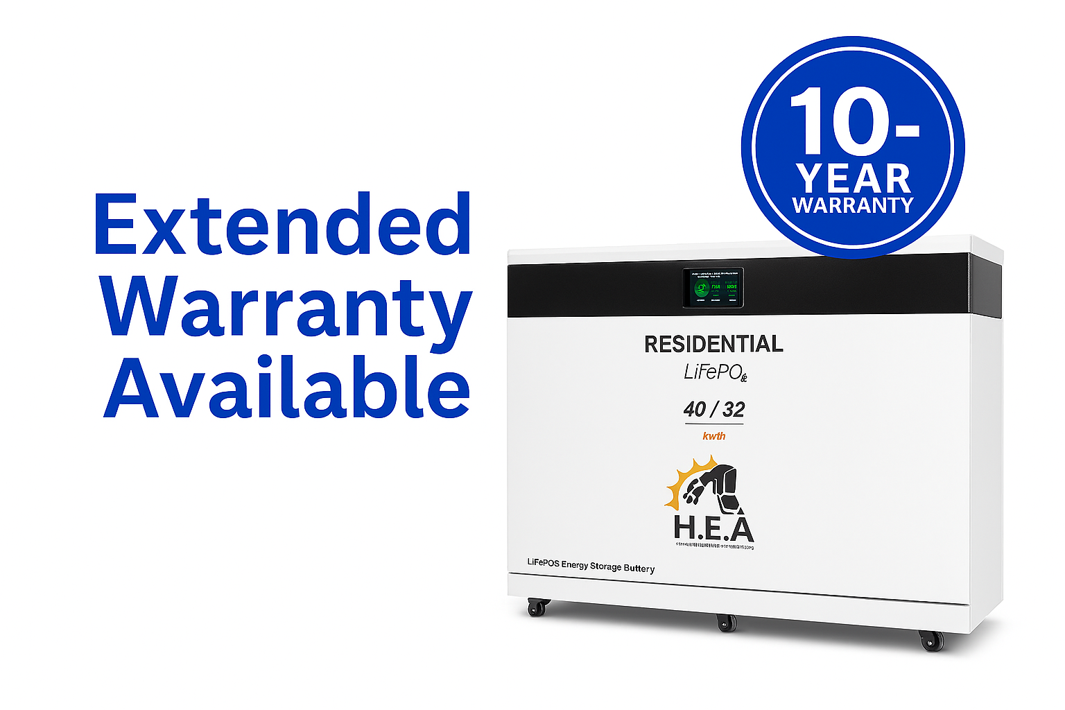 H.E.A 5 year Warranty extension for 40kwh battery.